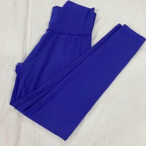 Adidas Womens High Waisted Performance Leggings Royal Blue Size Small S